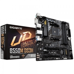 Scheda madre gigabyte ga-b550m-ds3h sk am4 4*ddr4 m.2 dvi+hdmi