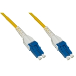 Cavo fibra ottica lc a lc singlemode duplex  9/125 mt.5 uniboot