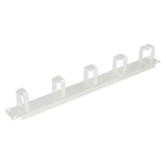 Pannello passacavi 5 anelli per rack 19" 1u grigio lkorg1ug