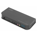 Switch kvm digitus 2 porte 4k60hz, 2 x dp in, 1 x dp/hdmi out