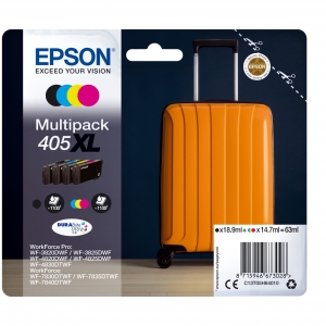 Epson 405xl multipack trolley wf3820, wf4820, wf4830, wf7830, wf7840 c13t05h64020