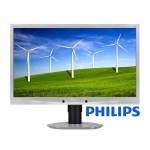 (refurbished) monitor philips brilliance 241b4l 24 pollici full hd led 1920 x 1080 silver-black