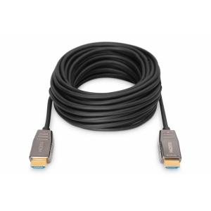 Digitus cavo in fibra ottica ibrido hdmi  aoc, uhd 8k, 10 m