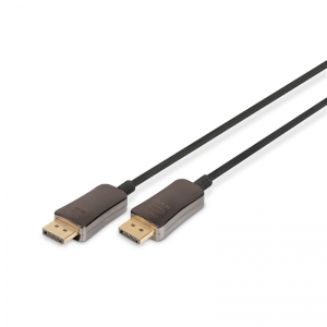 Digitus cavo in fibra ottica ibrido displayport  aoc, uhd 8k, 10 m