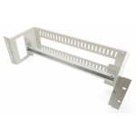 Supporto guida din 3u, 135x480x150 mm incl. din rail (35x390 mm), grey (ral 7035)