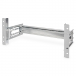 Supporto guida din 4u, 178x483x223 mm, galvanized incl. din rail, variable depth and height