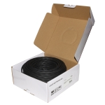 Matassa cavo rete categoria 6a non schermato utp awg24 halogenfree flessibile colore nero mt.100
