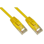 Cavo rete categoria 6 non schermato utp colore giallo halogenfree mt 0,25 slim