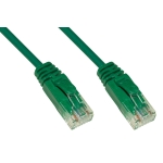 Cavo rete categoria 6 non schermato utp colore verde halogenfree mt 0,5 slim