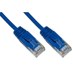 Cavo rete categoria 6 non schermato utp colore blu halogenfree mt 3 slim