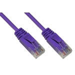Cavo rete categoria 6 non schermato utp colore viola halogenfree mt 10 slim