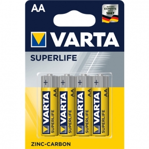 Batteria stilo aa zinco-carbone lr6 blister 4 pz. varta