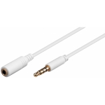 Cavo audio prolunga jack 3,5 m/f 3mt per cuffie/mic su smartph.