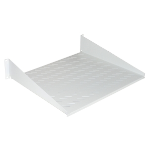 Ripiano per armadio 19" 2 unita' profondita' 400 mm. (universale) colore grigio