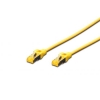 Cavo rete s-ftp cat.6a doppia schermatura lsoh colore giallo mt. 15