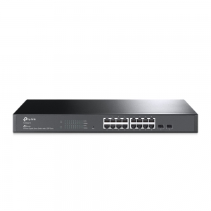 Hub switch 16porte gigabit tl-sg2218p poe 2sfp managed tp-link