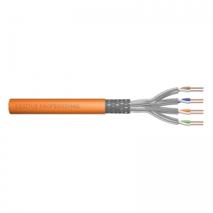 Digitus matassa cavo di installazione con doppino intrecciato cat 7 s-ftp, awg 23/1 500 mt cpr: cca