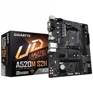 Scheda madre gigabyte ga-a520m-s2h sk am4 2xddr4 m.2 vga+dvi+hdm