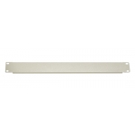 Pannello cieco 1u per chiusura spazi armadio rack grigio bulk