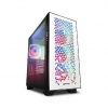 Sharkoon case atx elite shark ca300h 1xusb-c, 2xusb3.0, 2xvetro temperato, 8 slot espansione, 3x120m