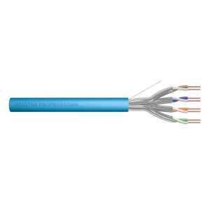 Matassa 500 mt. cavo solido schermato u/ftp halogenfree per reti categoria 6a in rame classe cpr: eca
