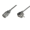Cavo alimentazione schuko 90 -c13 mt 1,80
