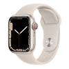 Apple watch series 7 gps + cellular 41mm starlight aluminium case with starlight sport band - regula