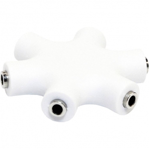 Adattatore splitter audio a 6 vie 3,5mm.