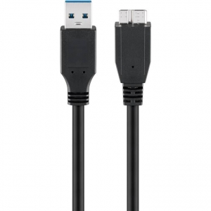 Cavo usb 3.0 connettori usb a - micro usb "b" - lunghezza mt. 3