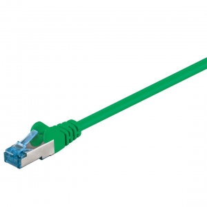 Cavo schermato s/ftp cat 6a lszh verde mt 7,5