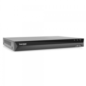 Vultech nvr 16 canali 4k ultra hd fino a 8mpx h.265 hdmi p2p cloud, 1x lan 10/100