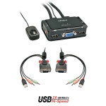 Lindy compact switch kvm vga 2 porte  usb 2.0 audi