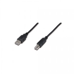 Digitus cavo usb 2.0, a/b, m/m, nero, 1,8mt