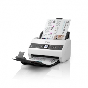 Epson scanner documentale workforce ds-730n a4 600 dpi, adf, fronte/retro, usb/lan