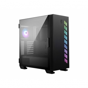 Msi case atx mag vampiric 300r mid-tower 1xvetro temperato, 7 slot espansione, 2x3,5/4x2,5 ricondizionato