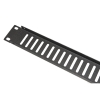 Pannello cieco ventilato 1 unita' per armadi rack 19" nero viti incluse