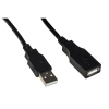 Cavo usb 2.0 prolunga a/a m/f 1mt connettore femmina isolato