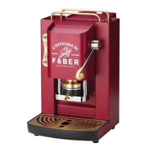 Macchina da caffe' a cialde pro deluxe rosso cherry