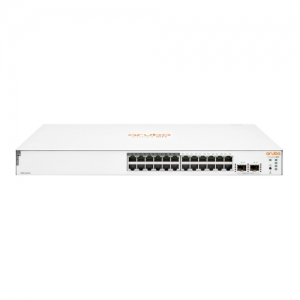Hpe aruba instant on switch 1830 24 porte gigabit 12xpoe 2 slot sfp 195w
