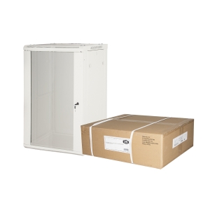 Armadio rack a parete 18u 905x600x450 (axlxp) grigio link da ass