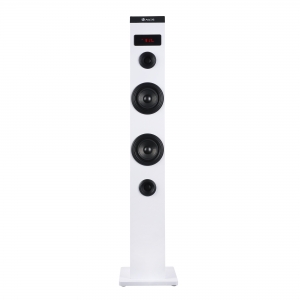 Ngs speaker a torre sky charm bluetooth usb radiofm aux 50w bianca
