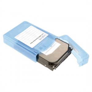 Custodia per hard disk 3,5 sata in plastica trasparente link