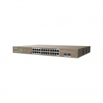 Switch unmanaged 24 porte poe 100/1000 + 2sfp 410w - tenda