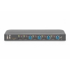 Digitus switch kvm, 4 porte, 4k60hz, 4 x dp in, 1 x dp/hdmi out