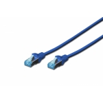 Cavo rete schermato sf/utp in rame cat. 5e colore blu mt. 5
