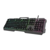 Tastiera gaming tm-gk023 - metallica con led rgb