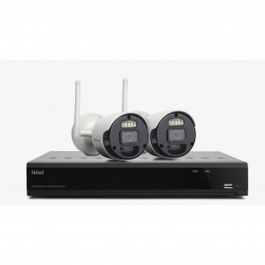 Isiwi kit wireless connect air2 isw-k2n8bfbta4mp-2 gen1 nvr 8 canali + 2 telecamere  a batteria da 8