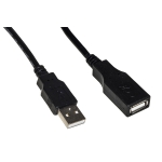 Cavo usb 2.0 prolunga a/a m/f 2mt isolato in rame