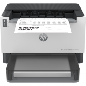 Hp stamp laser b/n a4, laserjet tank 2504dw, 22ppm, usb/lan/wifi