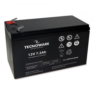Batteria per ups al piombo 12v 7,2ah tecno ware